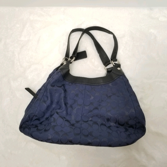 Coach Dark Blue Handbag - Picture 2 of 2